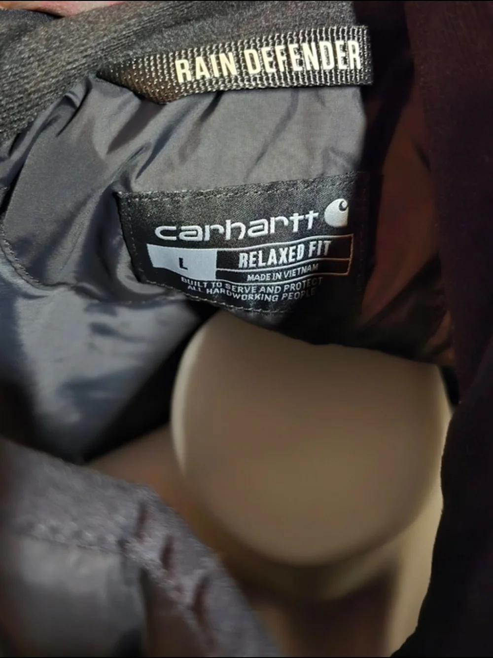 Carhartt Rain Defender® Lightweight Insulated Vest – Black – Men’s Large – NWT